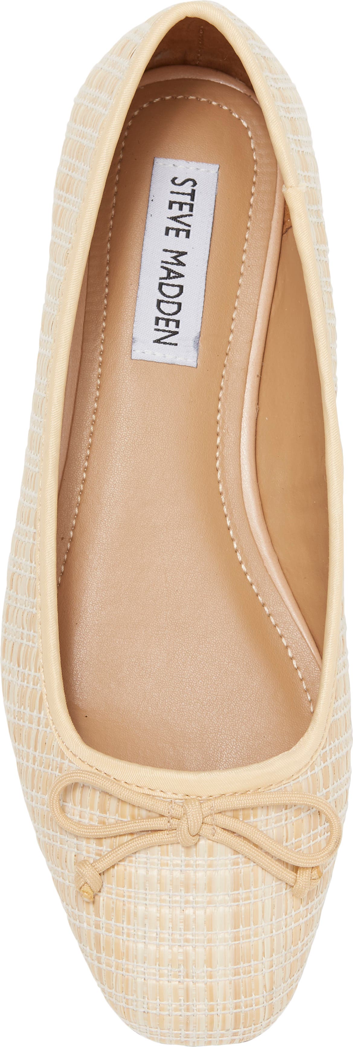 STEVE MADDEN Seemly Woven Ballet Flat, Alternate, color, NATURAL RAFFIA