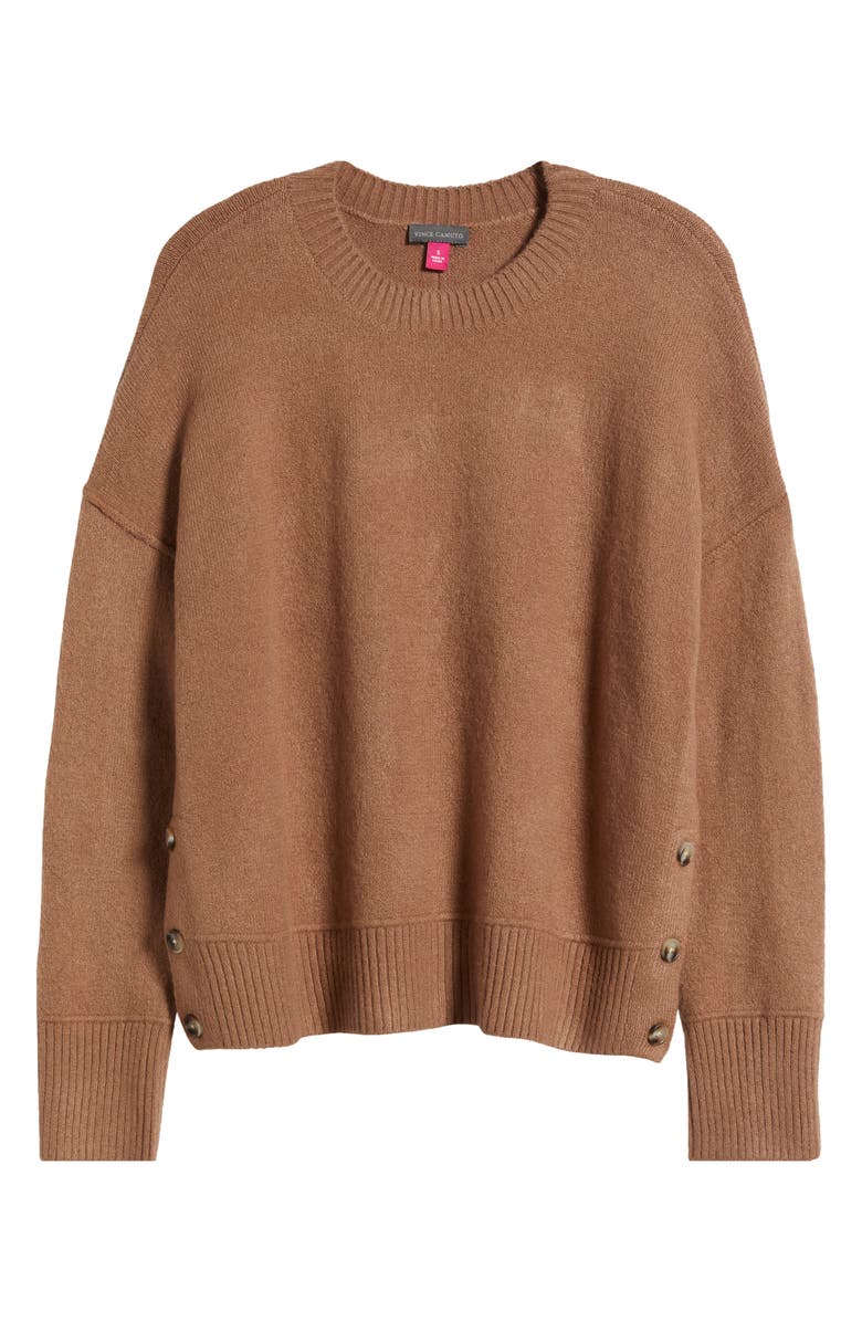 Vince Camuto Three Button Crewneck Sweater