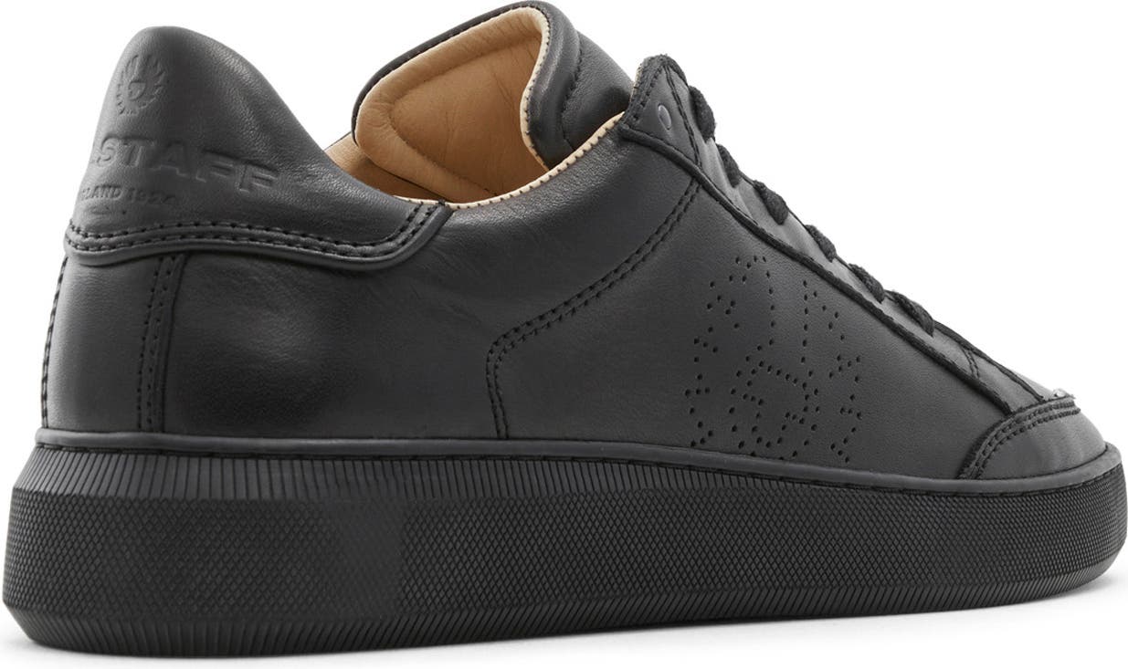 Belstaff Track Sneaker, Alternate, color, BLACK LEATHER