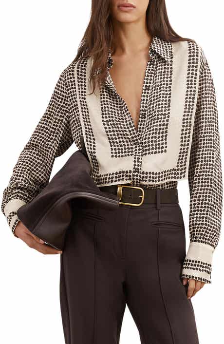 Courtney Placed Floral Long Sleeve Dress