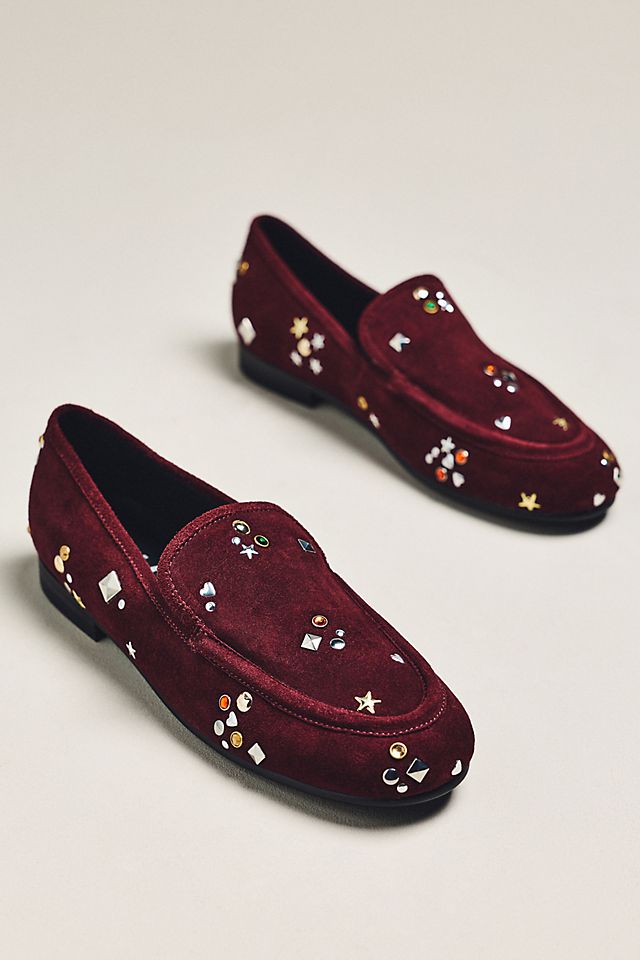 Anthropologie Bibi Lou Icon Studded Loafers