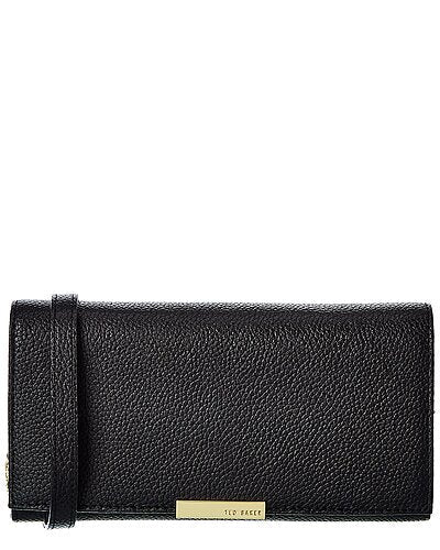 Ted Baker Shazder Grainy Leather Wallet On Chain