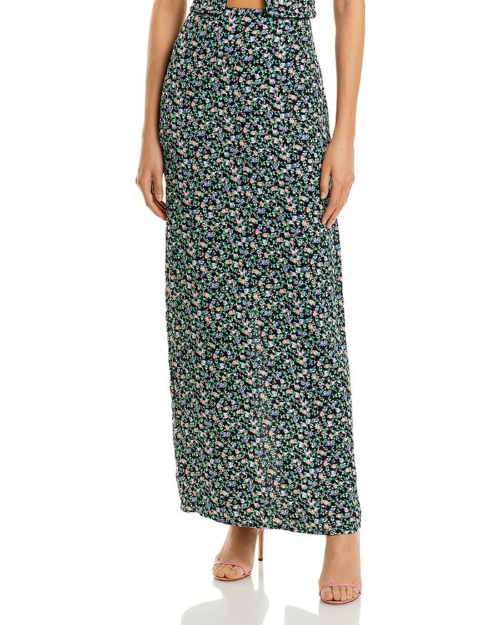 AFRM - Rennia Floral Print High Waist Maxi Skirt