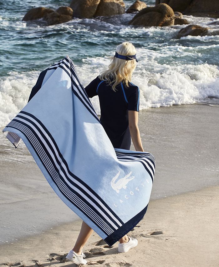 Lacoste Home - Oki Cotton Stripe Beach Towel