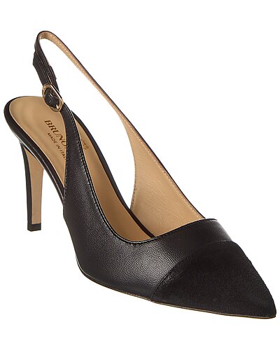 Bruno Magli Alina Leather & Suede Slingback Pump