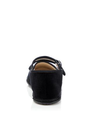 ViBi Venezia Women's Mary Jane Velvet Ballet Flats