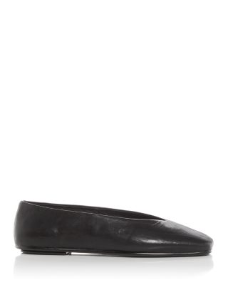 Jeffrey Campbell Women's Fathom Square Toe Ballet Flats