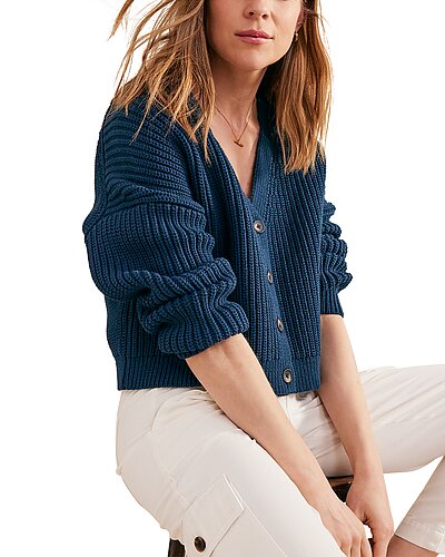 Boden Oversized Ribbed Cardigan