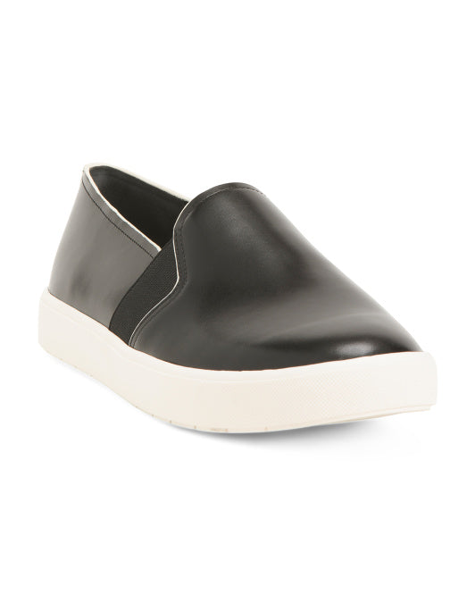 Blair Leather Slip On Sneakers