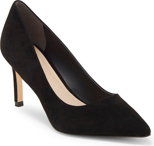 STUART WEITZMAN Leigh 75 Pointed Toe Pump, Main, color, BLACK