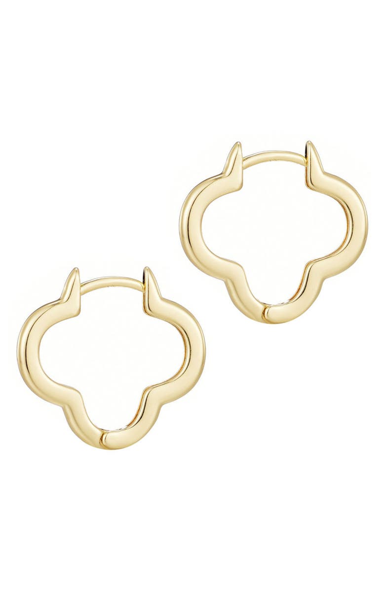 Adornia Clover Hoop Earrings