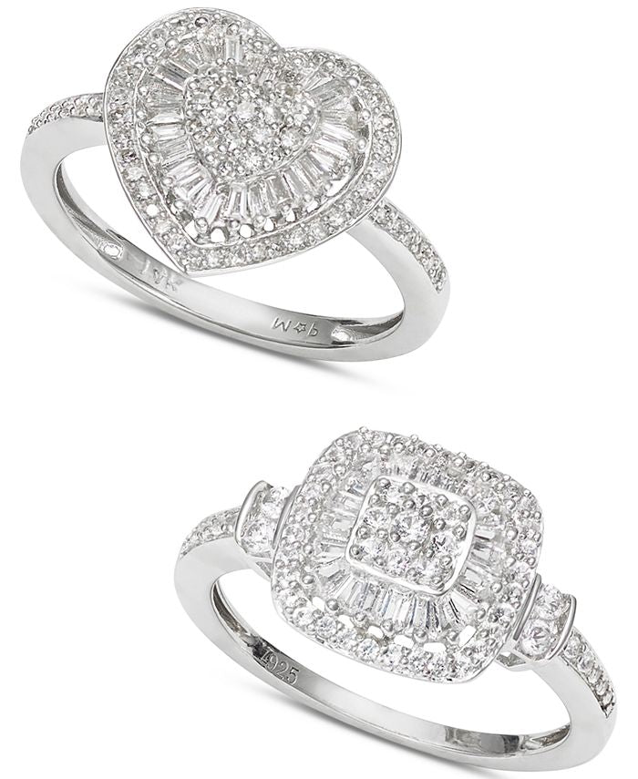 Macy's - Diamond Vintage-Inspired Ring (1/2 ct. t.w.)