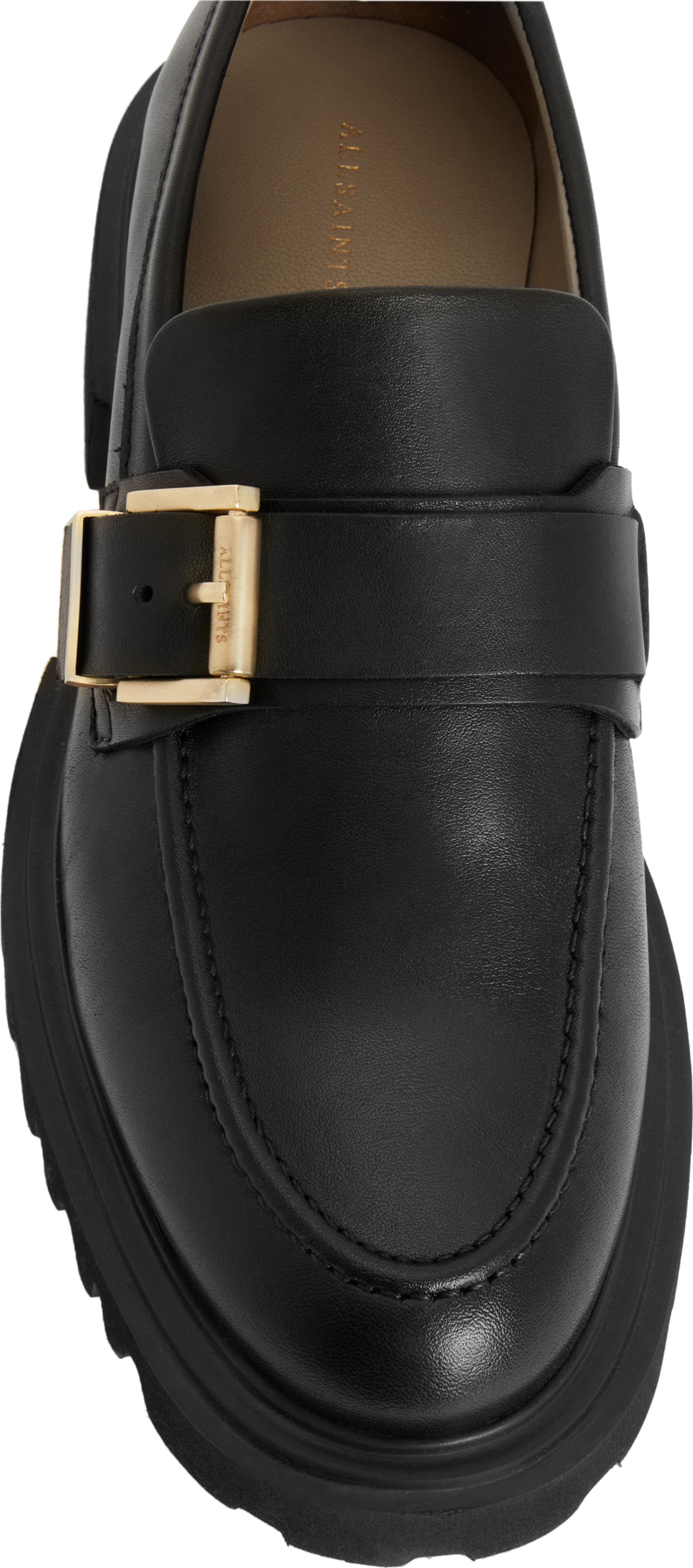 AllSaints Emily Loafer, Alternate, color, Black