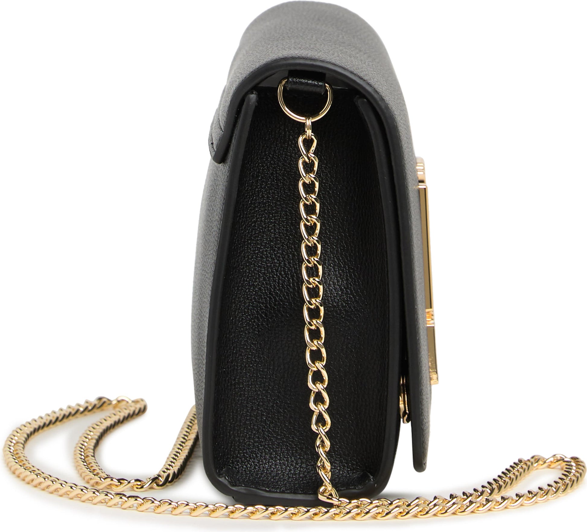 LOVE MOSCHINO Faux Leather Crossbody Bag, Alternate, color, NERO