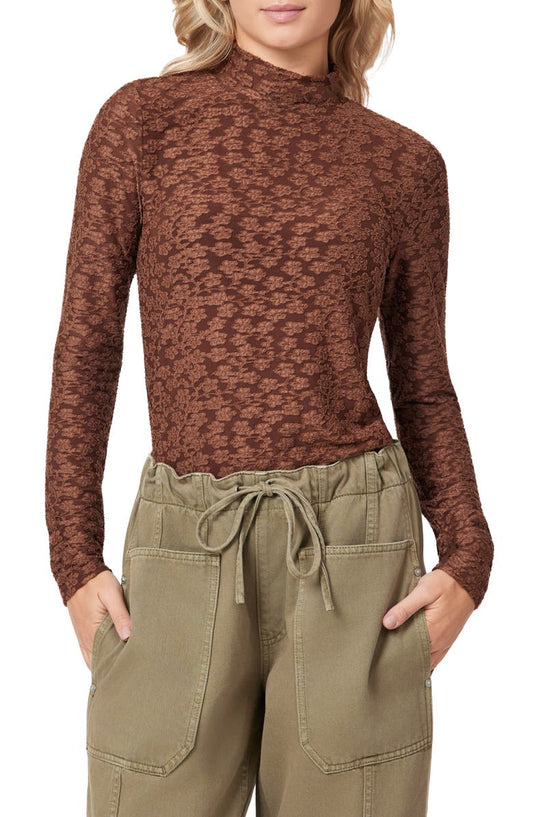 Scotch & Soda Long Sleeve Turtleneck Top
