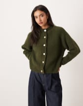 Topshop denim godet seamed midaxi dress in rich blue