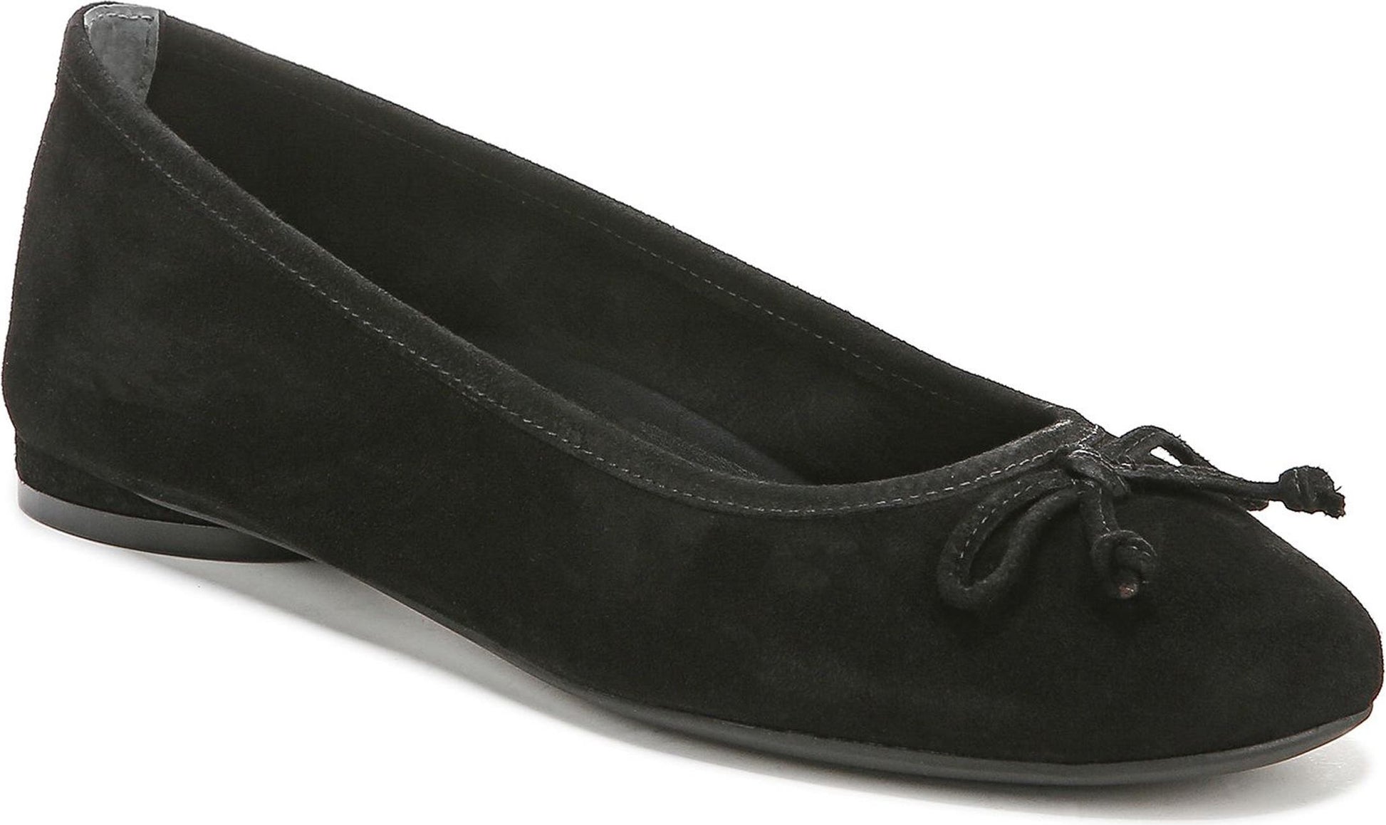 Vionic Callisto Suede Ballet Flat, Main, color, BLACK