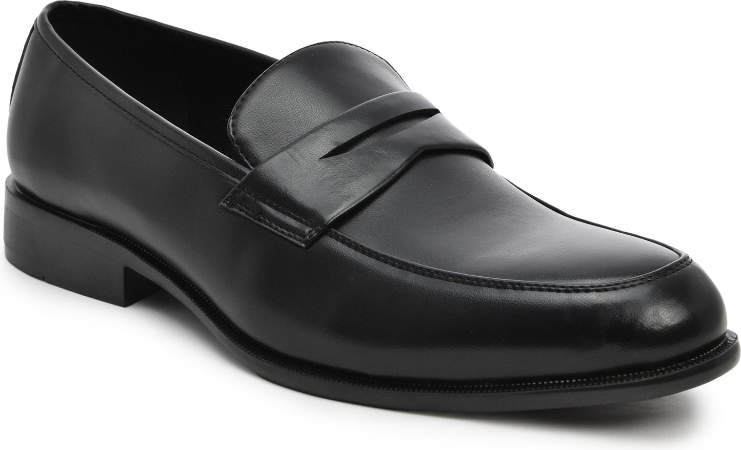 Tahari Oaklee Penny Loafer, Main, color, BLACK