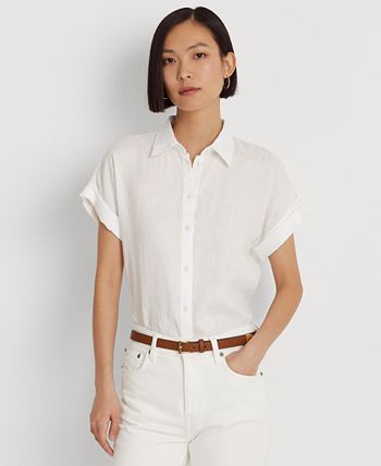 Lauren Ralph Lauren - Dolman-Sleeve Linen Shirt