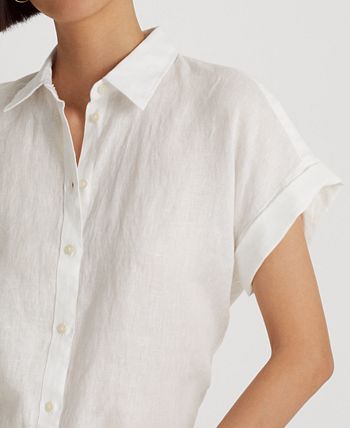 Lauren Ralph Lauren - Dolman-Sleeve Linen Shirt