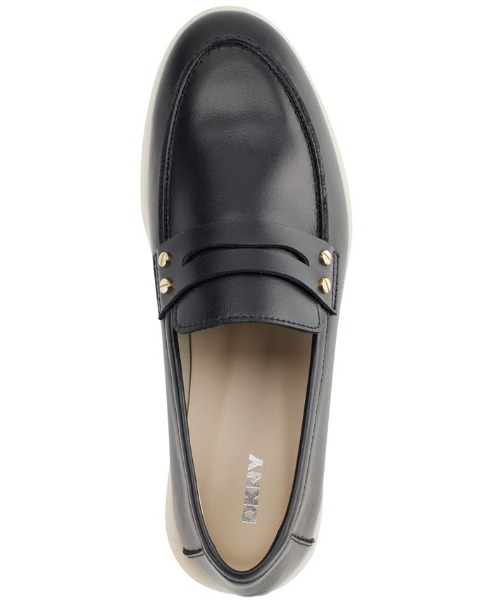 DKNY - Women's Leanna Slip-On Penny Loafer Flats