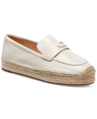 Macy's COACHWomen's Camilla Logo Espadrille Flat Loafers