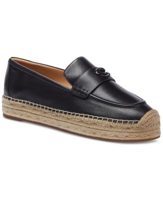 Macy's COACHWomen's Camilla Logo Espadrille Flat Loafers