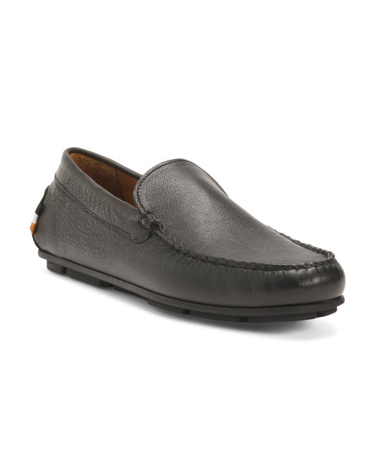 Men's Leather Santiago Driver Loafers