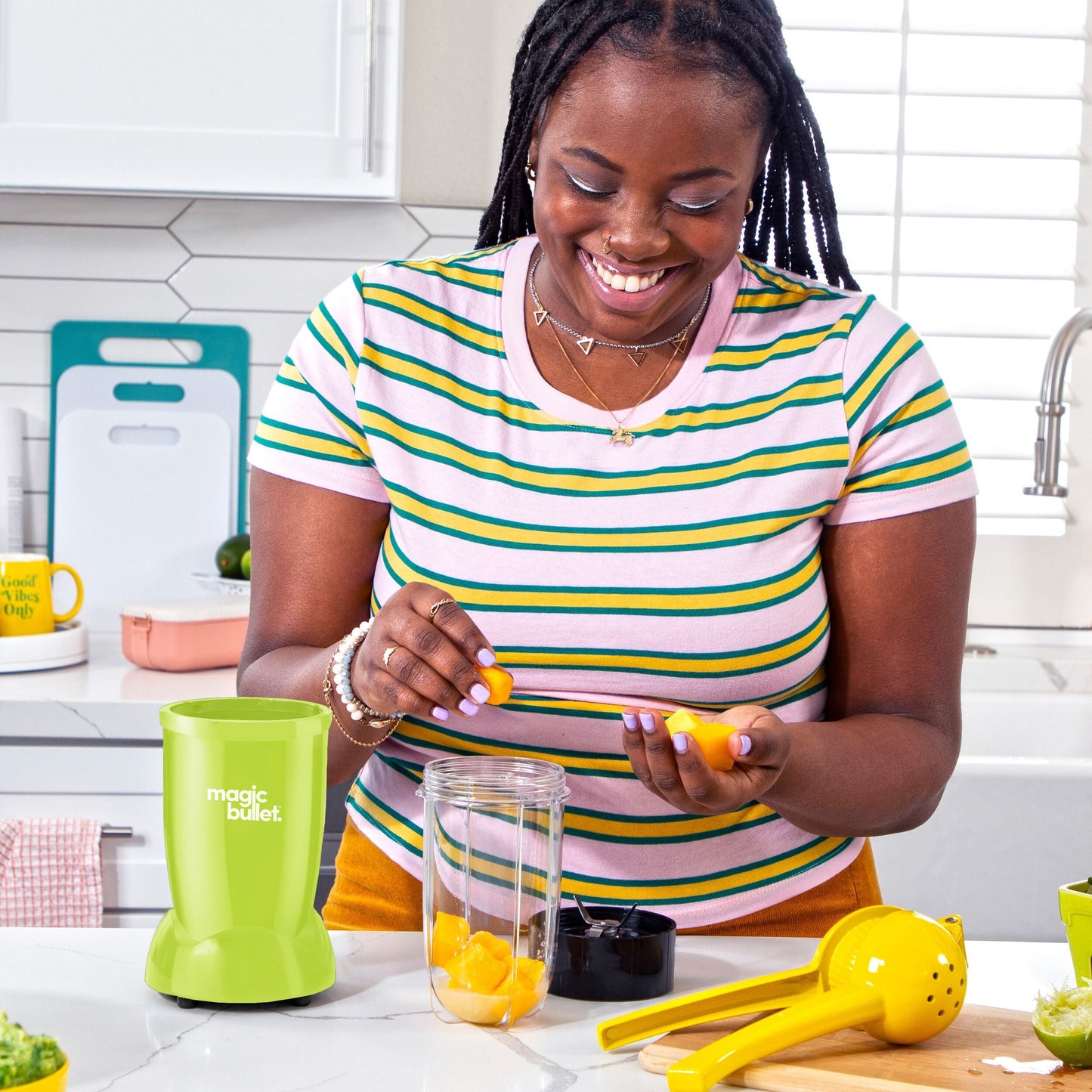 Walmart Magic Bullet Essential with To-Go Lid - Margarita Lime