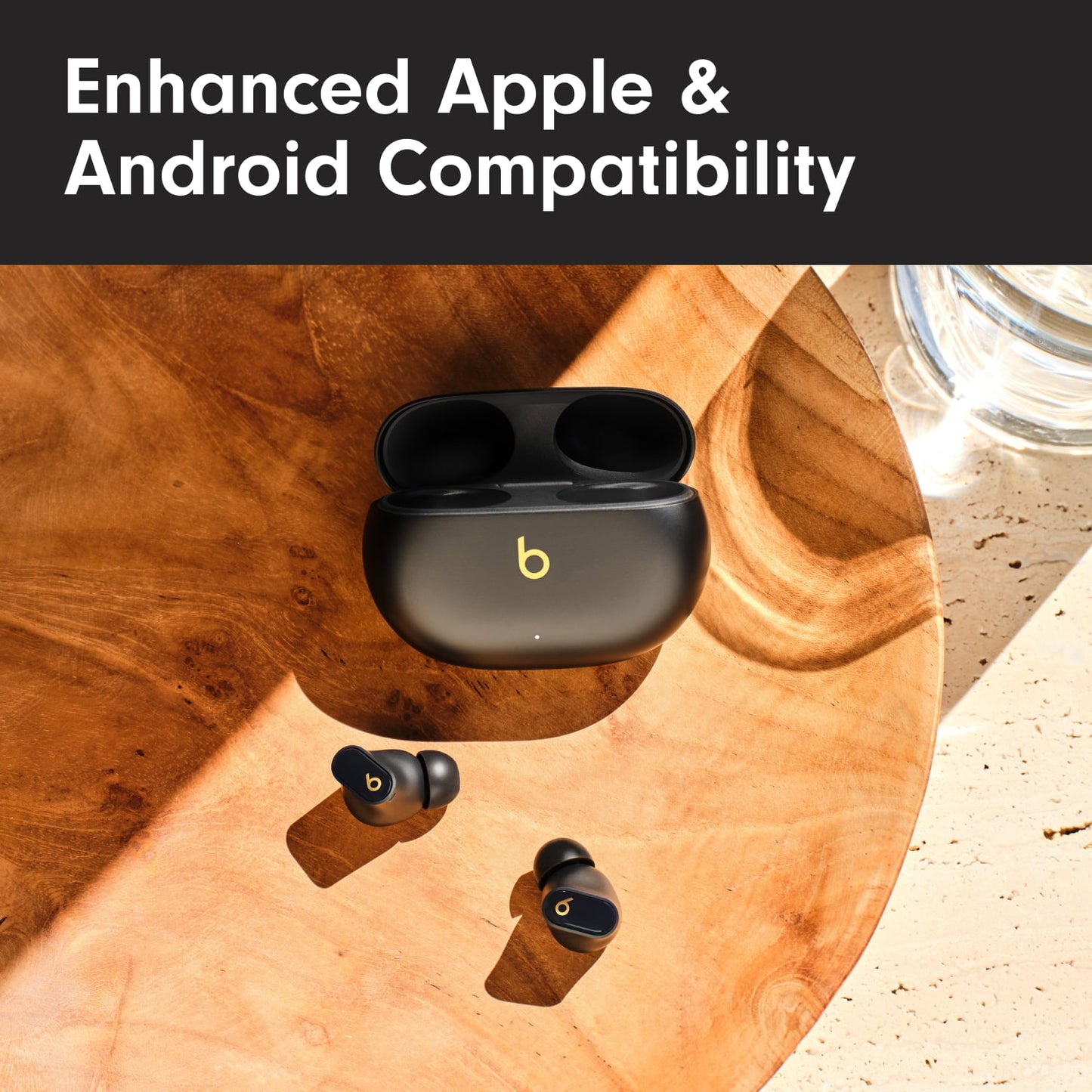 Beats Studio Buds +  True Wireless Noise Cancelling Earbuds - Black/Gold - image 10 of 14