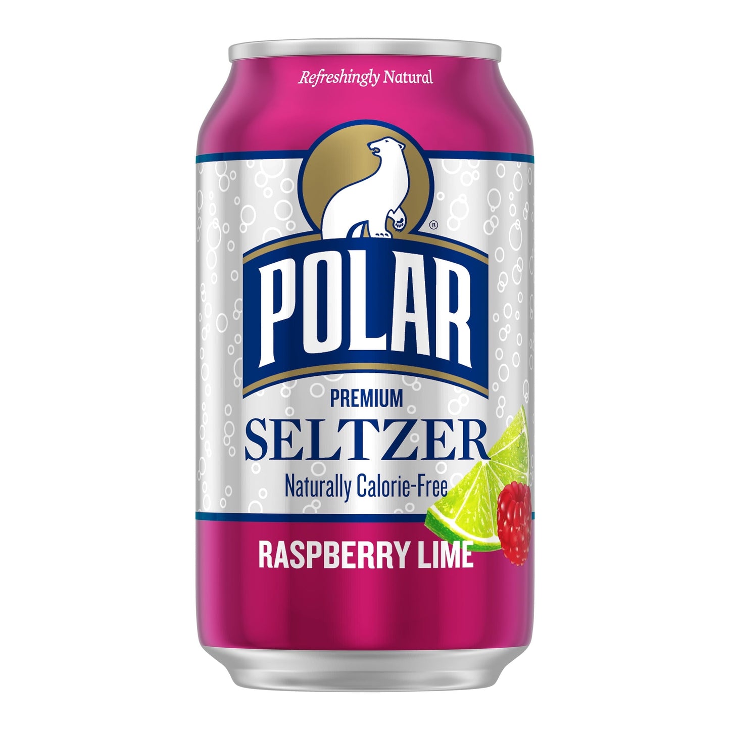 thumbnail image 4 of Polar Zero Calorie Raspberry Lime Sparkling Seltzer Water, 12 fl oz, 8 Pack Cans, 4 of 6