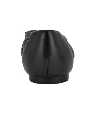 Macy's Calvin KleinWomen's Zatoria Woven Ballet Flats