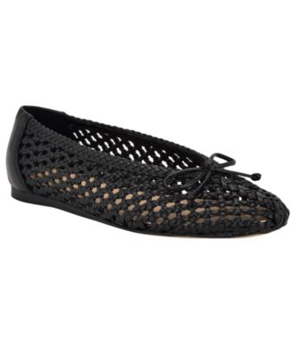 Macy's Calvin KleinWomen's Zatoria Woven Ballet Flats
