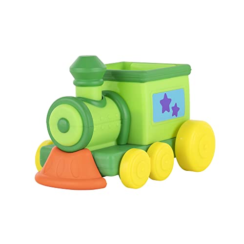 Cocomelon Musical Alphabet Train with JJ-Features Alphabet Train with Music,Sounds & Phrases-4 Alphabet Wagons,1 JJ Conductor Figure-Plays Clips of ‘ABC Song’-Toys for Kids and Preschoolers