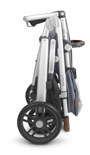 Vista V2 Stroller - Gregory (Blue Melange/Silver/Saddle Leather)