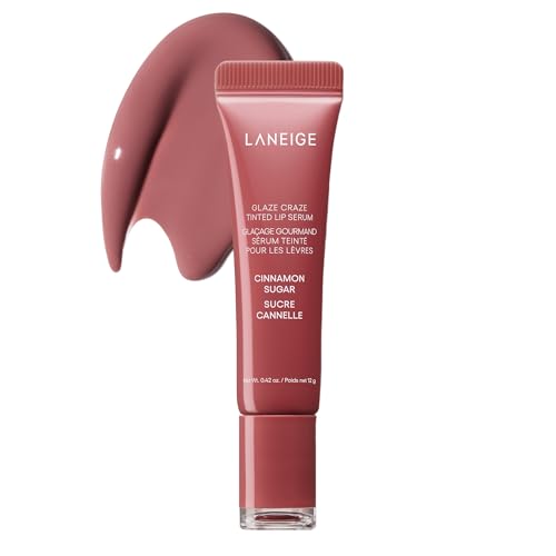 Amazon LANEIGE Glaze Craze Tinted Lip Serum: Hydrating Lip Serum for Glossy, Nourished Lips with Plumping Polypeptides