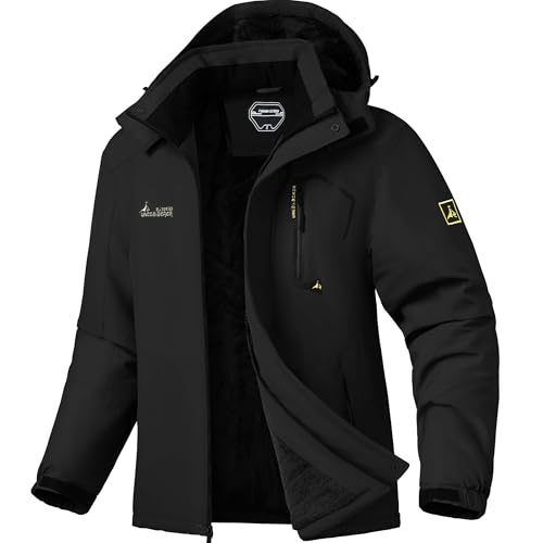 Ski Jacket for Men Waterproof Warm Winter Snow Coat for Hiking