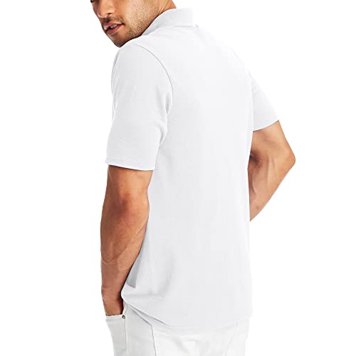 Amazon Hanes Men’s X-Temp Short Sleeve Polo Shirt, Midweight Men's Shirt