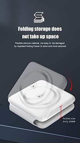 3 in 1 Magnetic Foldable Wireless Charger,Folding Wireless Charging Station for Travel,Wireless Charging Compatible with iPhone 14 13 12 11/Pro/XS/XR,AirPods 3/2/Pro,iWatch 7/6/5/4/3/2 3IN1WXX01