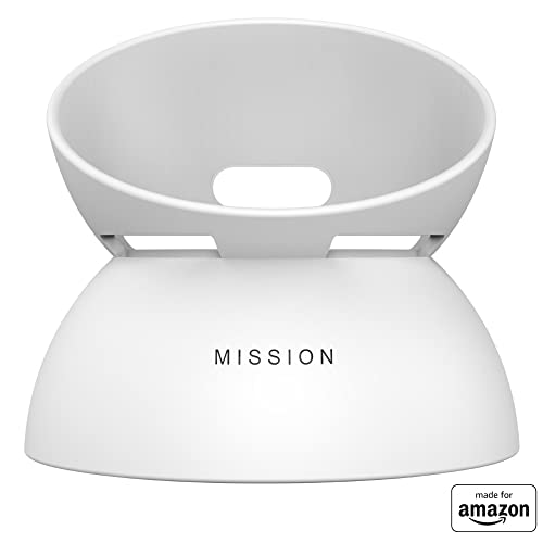 Amazon Echo Dot (5th Gen) Glacier White with Battery Base