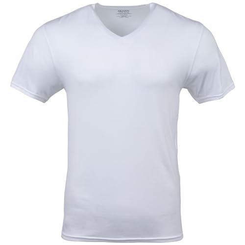 Gildan Men's V-Neck T-Shirts, Multipack, Style G1103