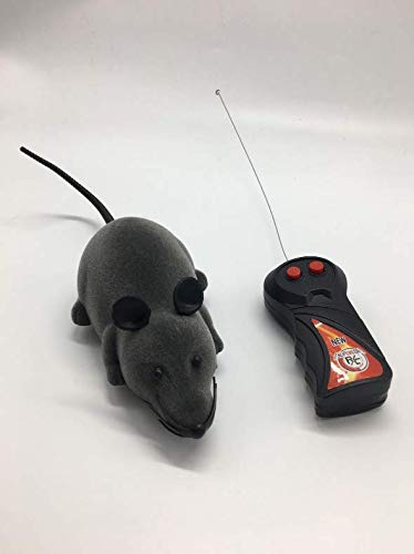 Amazon Electronic Remote Control Rat, Simulation Mouse Toy for Cat Dog Kid, Gray