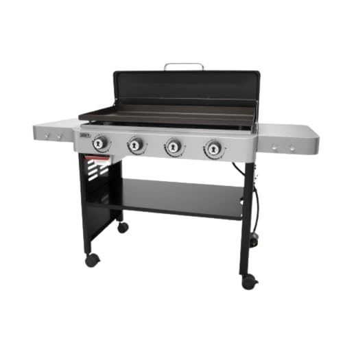 Amazon Weber 36" Gas Griddle, 4 Burner, Black