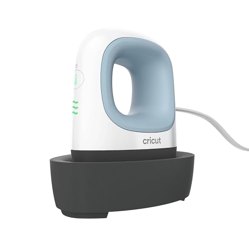 Amazon Cricut EasyPress Mini for Heat-Pressing Small Objects Like Shoes, Stuffed Animals, Hats and More, Features 3 Heat Settings & Precision Tip, Ceramic-Coated Heat Plate, Compact & Lightweight, Zen Blue