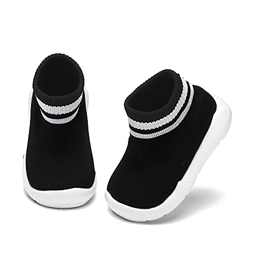 Engtoy Baby Sock Shoes Baby Walking Shoes Infant Non-Slip Breathable Slippers with Soft Rubber Sole Baby Boys Girls Slip On Sneakers