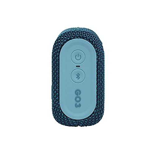 JBL Go 3: Portable Speaker with Bluetooth, Builtin Battery, Waterproof and Dustproof Feature Blue JBLGO3BLUAM