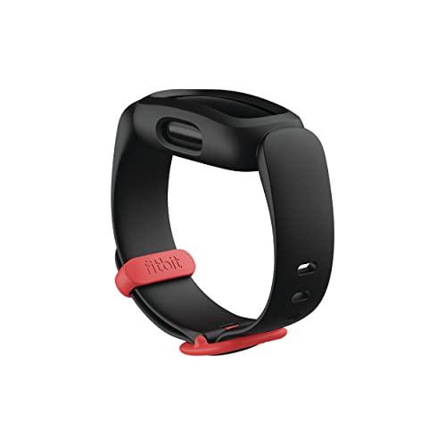 Fitbit Ace 3 Activity-Tracker for Kids 6+ One Size, Black/Racer Red