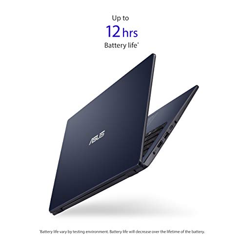 ASUS0 Vivobook Go 14 L410 Ultra Thin Laptop, 14” FHD Display, Intel Celeron N4020 Processor, 4GB RAM, 64GB eMMC, NumberPad, Windows 11 Home in S Mode, 1 Year Microsoft 365, Star Black, L410MA-AH02