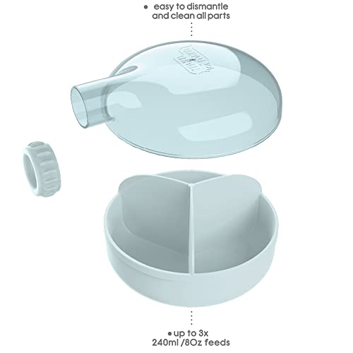 Amazon Formula Dispenser Baby Rotating for On-The-go feedings, Formula Holder, Formula Container for Travel, BPA Free, 1 Pack, Green