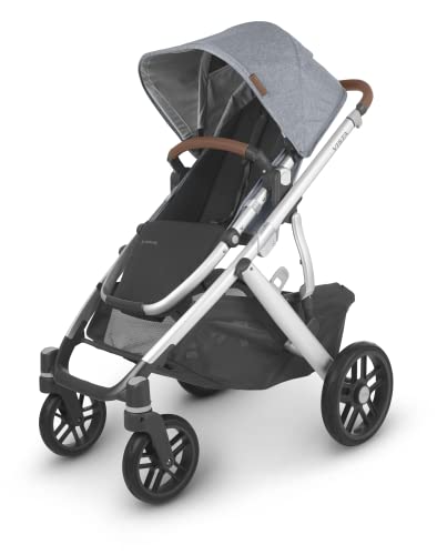 Vista V2 Stroller - Gregory (Blue Melange/Silver/Saddle Leather)